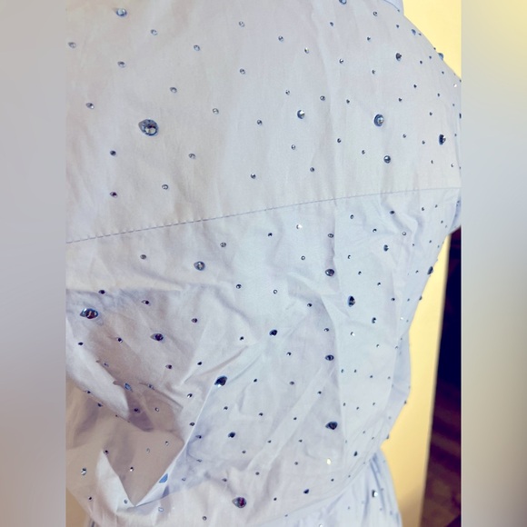 Azazel Rhinestone Tie-Front Maxi Dress - Picture 5 of 8